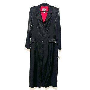 Sheri Martin Womens VTG Lightweight Trench Jacket Est M/L Vamp Whimsigoth Glam